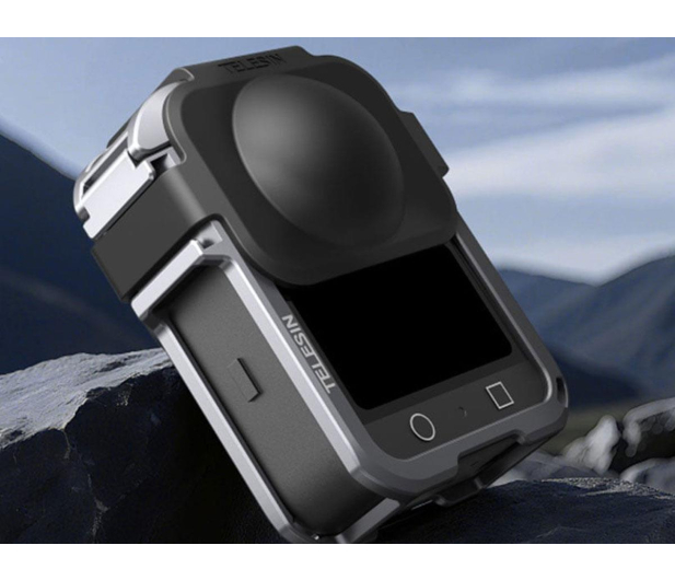 TELESIN Metalowa klatka z osłoną obiektywu do DJI Osmo 360 - 1510275 - zdjęcie 4